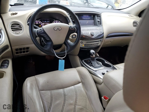 2018 Infiniti QX60 with VIN 5N1DL0MM3JC503104, listed as a Copart auction lot 45185555 with 57,172 mi miles and Salvage Title. Bid and sale history available at carsss.com. Image 8.