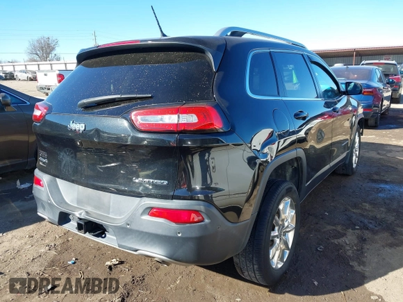 2014 Jeep Cherokee Limited with VIN 1C4PJMDS6EW190972, listed as a IAAI auction lot 41672533 with 213,228 mi miles and . Bid and sale history available at DreamBid. Image 4.