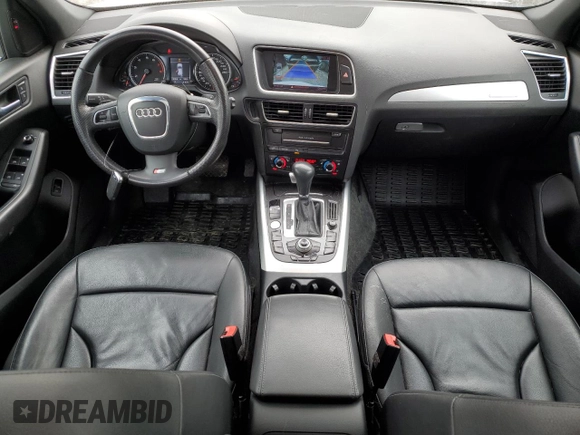 2010 Audi Q5 with VIN WA1MKCFP7AA074734, listed as a Copart auction lot 48619855 with 163,044 mi miles and Salvage title. Bid and sale history available at DreamBid. Image 8.