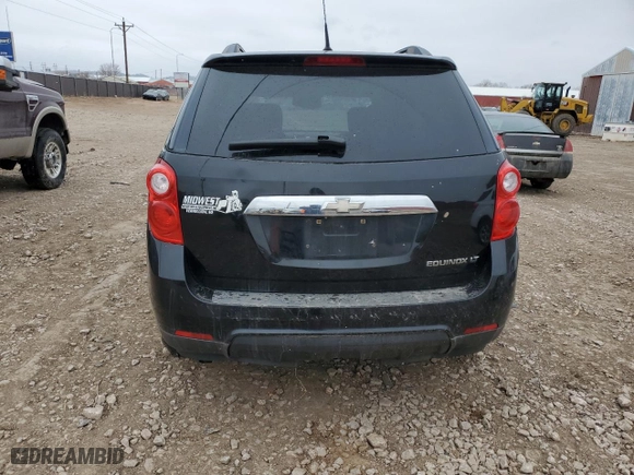 2010 Chevrolet Equinox LT w/1LT with VIN 2CNALDEW7A6328228, listed as a Copart auction lot 46034864 with 195,160 mi miles and Salvage Title. Bid and sale history available at carsss.com. Image 6.