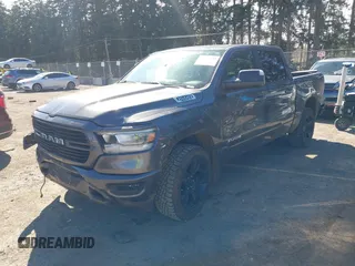 2019 Ram 1500 Big Horn/Lone Star with VIN 1C6SRFFTXKN681543, listed as a IAAI auction lot 41892943 with 86,105 mi miles. Bid and sale history available at carsss.com. Image 19.