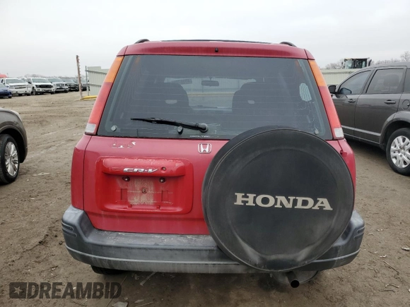 1999 Honda CR-V EX with VIN JHLRD1861XC025334, listed as a Copart auction lot 43357895 with 230,766 mi miles and Salvage Title. Bid and sale history available at carsss.com. Image 6.