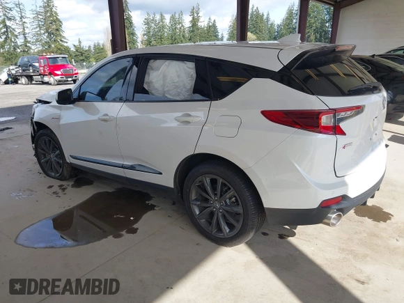2025 Acura RDX w/A-Spec Pkg with VIN 5J8TC2H63SL010906, listed as a IAAI auction lot 41998918 with 3,061 mi miles. Bid and sale history available at carsss.com. Image 3.