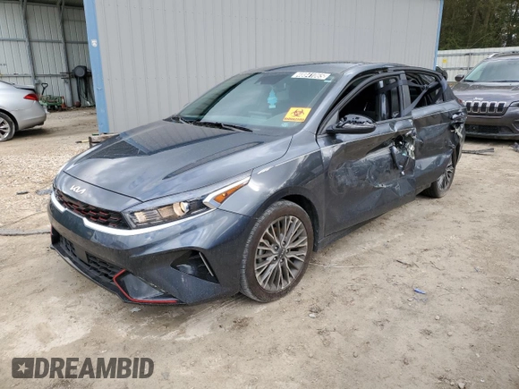 2024 Kia Forte GT-Line with VIN 3KPF54AD5RE733847, listed as a Copart auction lot 48841065 with 11,045 mi miles and Salvage Title. Bid and sale history available at carsss.com. Image 1.
