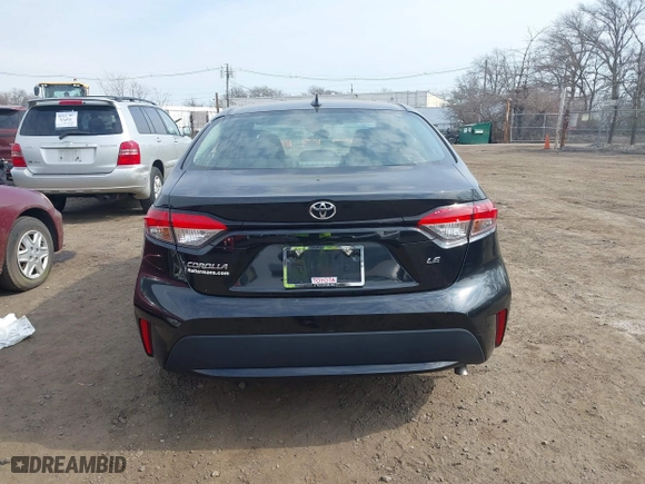 2020 Toyota Corolla LE with VIN 5YFEPRAE2LP134700, listed as a IAAI auction lot 41762037 with 46,698 mi miles. Bid and sale history available at carsss.com. Image 16.