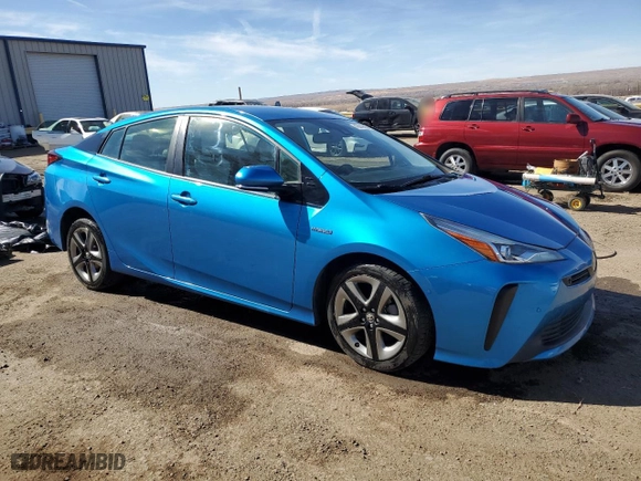2019 Toyota Prius L Eco with VIN JTDKARFU1K3073867, listed as a Copart auction lot 45049695 with 71,670 mi miles and Salvage Title. Bid and sale history available at carsss.com. Image 4.