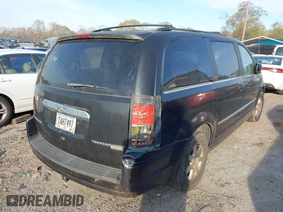 2010 Chrysler Town & Country Touring with VIN 2A4RR5D14AR315480, listed as a IAAI auction lot 41886169 with 1 mi miles. Bid and sale history available at carsss.com. Image 4.