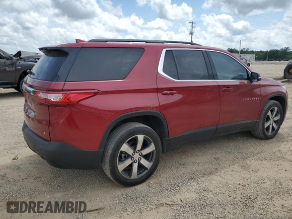 2020 Chevrolet Traverse LT with VIN 1GNERHKW0LJ244037, listed as a Copart auction lot 54182415 with 134,328 mi miles and Salvage title. Bid and sale history available at DreamBid. Image 3.
