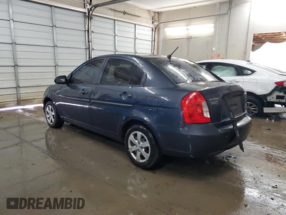 2009 Hyundai Accent Auto GLS with VIN KMHCN46C19U340590, listed as a Copart auction lot 50507405 with 170,526 mi miles and Salvage Title. Bid and sale history available at carsss.com. Image 2.