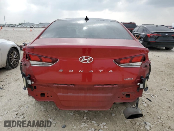 2019 Hyundai Sonata SEL with VIN 5NPE34AF4KH805464, listed as a Copart auction lot 50806735 with 73,112 mi miles and Salvage Title. Bid and sale history available at DreamBid. Image 6.