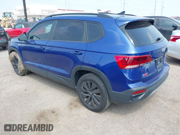 2024 Volkswagen Taos S с VIN 3VV5X7B26RM113472, выставлен на аукционе IAAI как лот 41925942 с пробегом 7 232 миль миль и . История ставок и продаж доступна на DreamBid. Изображение 3.
