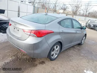 2012 Hyundai Elantra GLS PZEV with VIN KMHDH4AE4CU389410, listed as a IAAI auction lot 41430103 with 42,173 mi miles. Bid and sale history available at carsss.com. Image 4.
