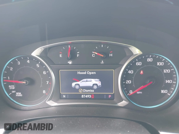 2021 Chevrolet Traverse LT with VIN 1GNERHKW4MJ191814, listed as a IAAI auction lot 42185544 with 87,493 mi miles and . Bid and sale history available at DreamBid. Image 7.