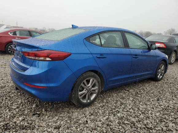 2018 Hyundai Elantra Value Edition with VIN KMHD84LF1JU555806, listed as a Copart auction lot 52097725 with 143,695 mi miles and Salvage Title. Bid and sale history available at carsss.com. Image 3.