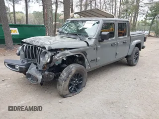 2023 Jeep Gladiator Sport S с VIN 1C6HJTAG0PL501578, выставлен на аукционе IAAI как лот 41912958 с пробегом 22 708 миль миль и . История ставок и продаж доступна на DreamBid. Изображение 2.