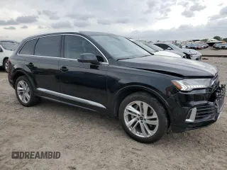 2023 Audi Q7 Premium with VIN WA1AXBF71PD017225, listed as a Copart auction lot 54541995 with 28,874 mi miles and Salvage title. Bid and sale history available at DreamBid. Image 4.