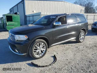 2015 Dodge Durango Citadel with VIN 1C4RDJEG1FC156322, listed as a Copart auction lot 88962145 with 105,438 mi miles and Salvage Title. Bid and sale history available at carsss.com. Image 1.