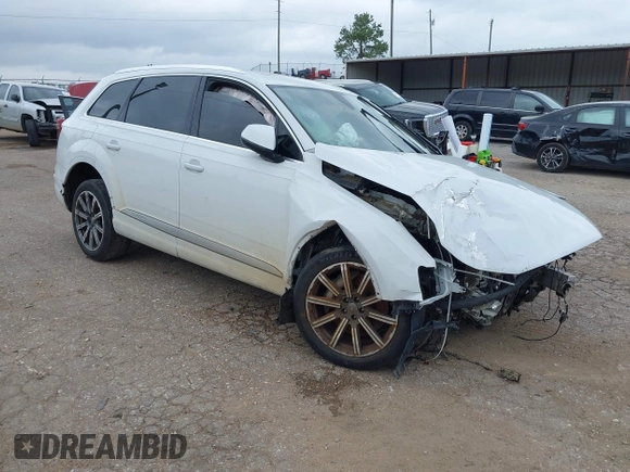 2017 Audi Q7 Premium Plus with VIN WA1LAAF79HD029144, listed as a IAAI auction lot 41902773 with Not Provided miles and . Bid and sale history available at DreamBid. Image 1.