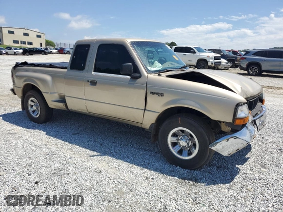 2000 Ford Ranger XL with VIN 1FTYR14VXYTA70121, listed as a Copart auction lot 56024985 with 271,426 mi miles and Salvage title. Bid and sale history available at DreamBid. Image 4.