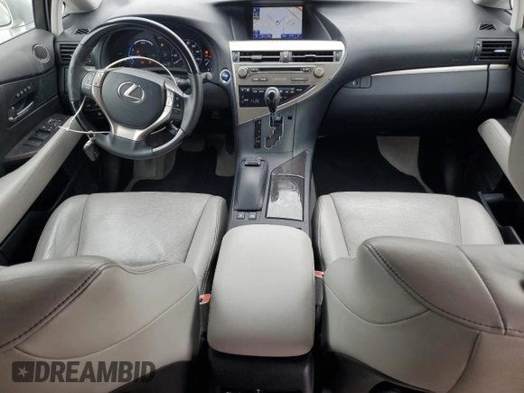 2015 Lexus RX 450h with VIN 2T2ZB1BA6FC001449, listed as a Copart auction lot 55266185 with 84,744 mi miles and Salvage title. Bid and sale history available at DreamBid. Image 8.