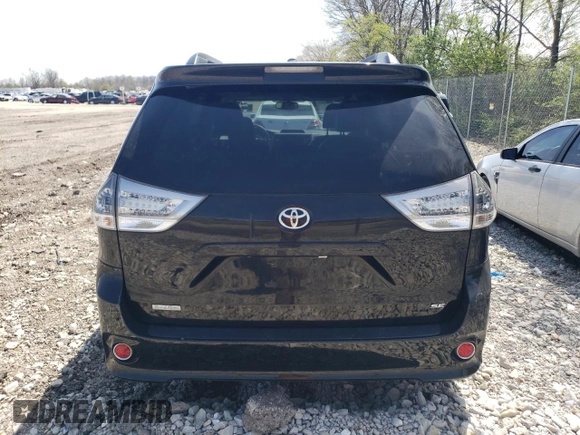 2011 Toyota Sienna SE with VIN 5TDXK3DC2BS119506, listed as a Copart auction lot 54506575 with 202,284 mi miles and Clean Title. Bid and sale history available at carsss.com. Image 6.