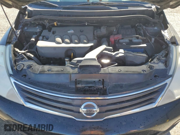 2010 Nissan Versa 1.8 S with VIN 3N1BC1AP2AL376000, listed as a Copart auction lot 41435585 with 215,017 mi miles and Salvage Title. Bid and sale history available at carsss.com. Image 11.