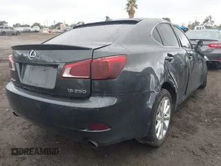2009 Lexus IS 250 with VIN JTHBK262X95095690, listed as a IAAI auction lot 41512839 with Not Provided miles. Bid and sale history available at carsss.com. Image 4.