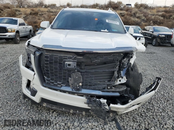 2023 GMC Yukon Denali Ultimate with VIN 1GKS2EKL9PR151260, listed as a Copart auction lot 84556554 with 0 mi miles and Salvage Title. Bid and sale history available at carsss.com. Image 5.