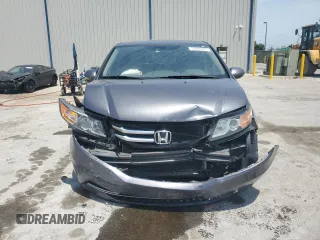 2016 Honda Odyssey EX-L with VIN 5FNRL5H60GB056665, listed as a Copart auction lot 53809485 with 189,197 mi miles and Salvage Title. Bid and sale history available at carsss.com. Image 5.