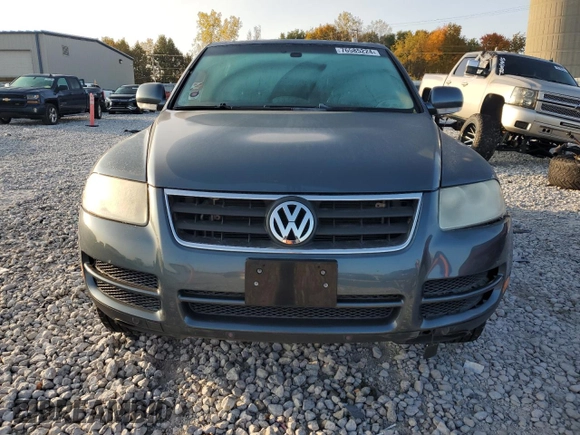 2007 Volkswagen Touareg V6 with VIN WVGZE77L47D001703, listed as a Copart auction lot 76585224 with 152,024 mi miles and Clean Title. Bid and sale history available at DreamBid. Image 5.