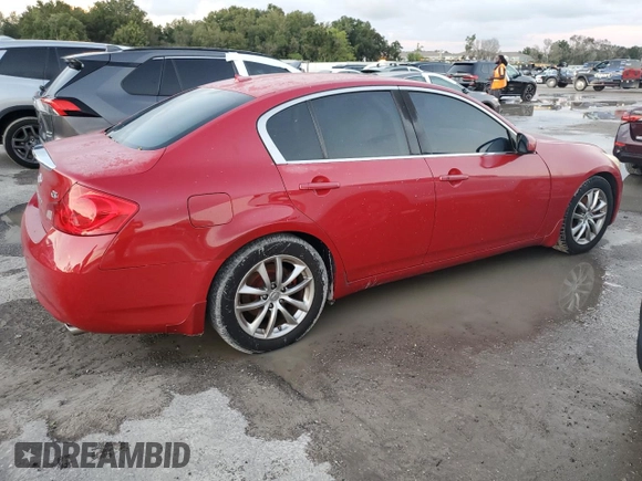 2007 Infiniti G35 Journey with VIN JNKBV61E57M724646, listed as a Copart auction lot 73768754 with Not Provided miles and Non Repairable. Bid and sale history available at DreamBid. Image 3.