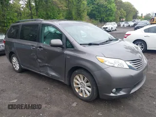 2016 Toyota Sienna Limited with VIN 5TDDK3DCXGS129842, listed as a IAAI auction lot 42266457 with 125,729 mi miles and . Bid and sale history available at DreamBid. Image 1.