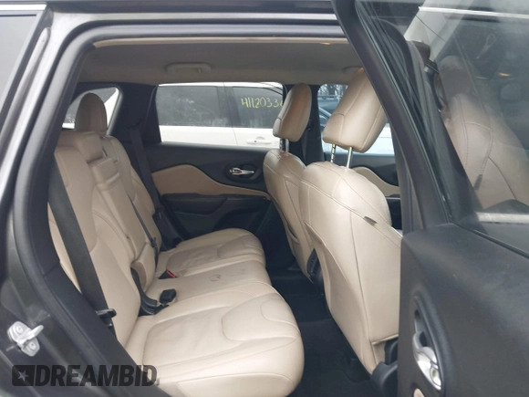 2017 Jeep Cherokee Limited with VIN 1C4PJLDB3HW518184, listed as a IAAI auction lot 41198338 with 172,094 mi miles. Bid and sale history available at carsss.com. Image 8.