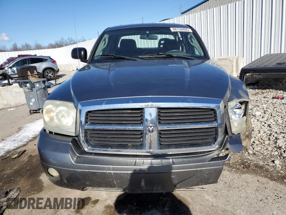 2006 Dodge Dakota SLT with VIN 1D7HW48K56S708147, listed as a Copart auction lot 88736805 with 235,292 mi miles and Clean Title. Bid and sale history available at carsss.com. Image 5.