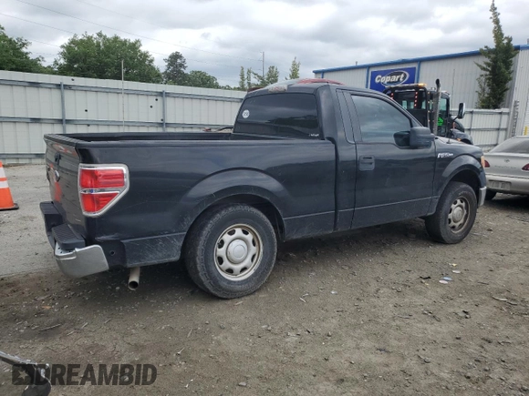 2010 Ford F-150 XL with VIN 1FTMF1CW1AKC09582, listed as a Copart auction lot 54296315 with 127,439 mi miles and Salvage title. Bid and sale history available at DreamBid. Image 3.