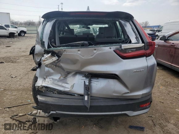 2020 Honda CR-V LX with VIN 7FARW2H25LE004126, listed as a Copart auction lot 53520145 with 74,163 mi miles and Non Repairable. Bid and sale history available at carsss.com. Image 6.