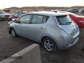 2012 Nissan LEAF SL with VIN JN1AZ0CP6CT017653, listed as a IAAI auction lot 40872149 with 68,474 mi miles. Bid and sale history available at carsss.com. Image 3.