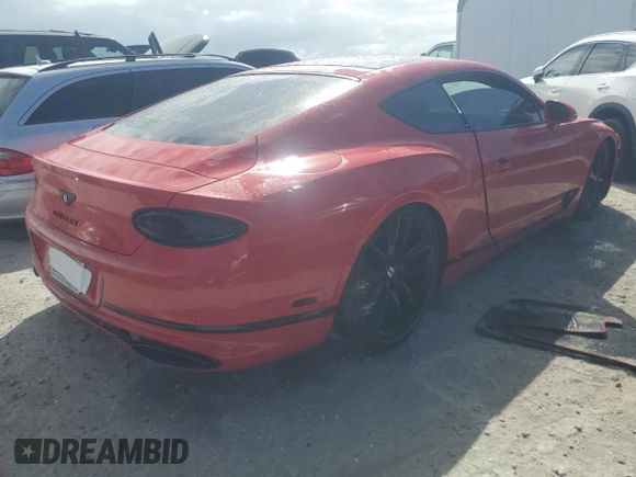 2020 Bentley Continental GT GT with VIN SCBCB2ZG8LC080737, listed as a Copart auction lot 76071834 with Not Provided miles and Non Repairable. Bid and sale history available at DreamBid. Image 3.