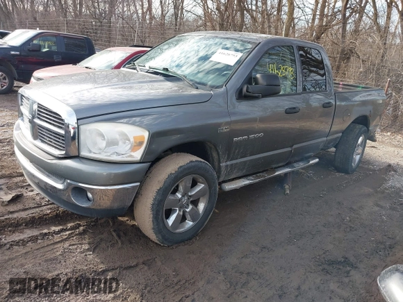 2007 Dodge 1500 Laramie with VIN 1D7HU18237S202967, listed as a IAAI auction lot 41628793 with 252,145 mi miles. Bid and sale history available at carsss.com. Image 22.