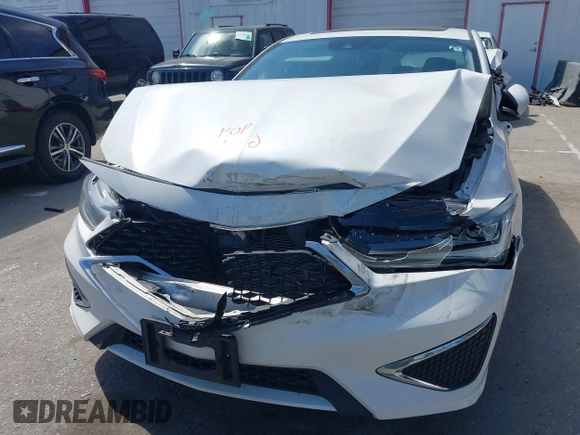 2020 Acura ILX w/Premium Pkg with VIN 19UDE2F76LA009773, listed as a IAAI auction lot 41902574 with 65,249 mi miles. Bid and sale history available at carsss.com. Image 6.