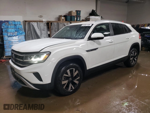 2022 Volkswagen Atlas SE with VIN 1V2LC2CA8NC211729, listed as a Copart auction lot 87927105 with 41,988 mi miles and Salvage title. Bid and sale history available at DreamBid. Image 1.