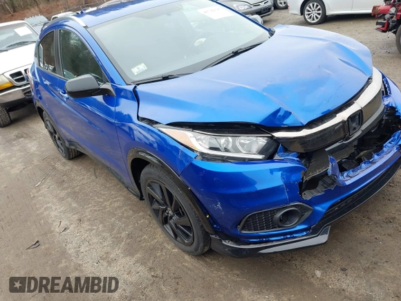 2022 Honda HR-V Sport with VIN 3CZRU6H18NM704652, listed as a IAAI auction lot 41742125 with 31,992 mi miles. Bid and sale history available at carsss.com. Image 1.