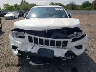 2015 Jeep Grand Cherokee Overland with VIN 1C4RJFCG6FC797653, listed as a Copart auction lot 65186695 with Not provided miles and Salvage title. Bid and sale history available at DreamBid. Image 5.