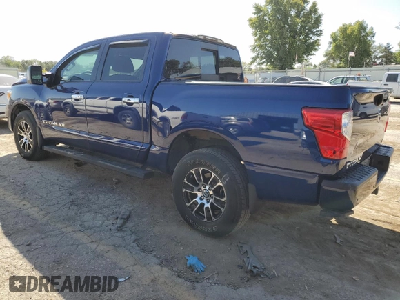2020 Nissan Titan Platinum Reserve with VIN 1N6AA1EF4LN511588, listed as a Copart auction lot 73942854 with 40,899 mi miles and Salvage title. Bid and sale history available at DreamBid. Image 2.