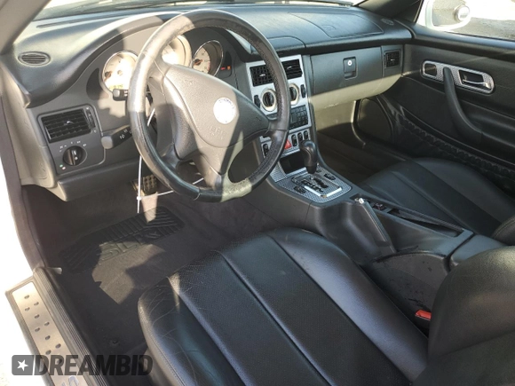 2002 Mercedes-Benz SLK-Class 2.3L Kompressor with VIN WDBKK49F62F257017, listed as a Copart auction lot 73859374 with 125,733 mi miles and Salvage Title. Bid and sale history available at carsss.com. Image 8.