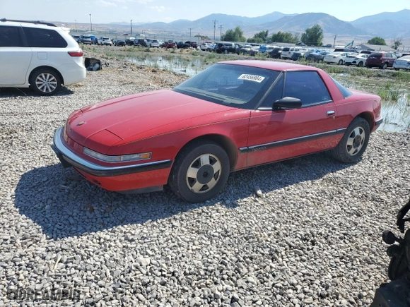 1989 Buick Reatta with VIN 1G4EC11C2KB906973, listed as a Copart auction lot 62456984 with 51,392 mi miles and Salvage Title. Bid and sale history available at carsss.com. Image 1.