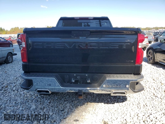 2022 Chevrolet Silverado 1500 LTZ with VIN 3GCUYGET9NG190955, listed as a Copart auction lot 75223464 with 19,225 mi miles and Salvage Title. Bid and sale history available at DreamBid. Image 6.