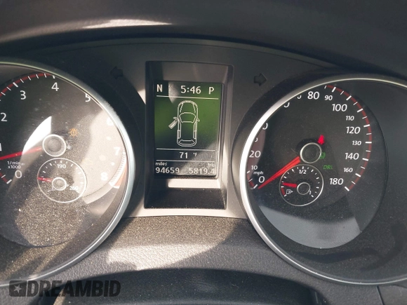 2012 Volkswagen GTI Autobahn with VIN WVWHD7AJ2CW306044, listed as a IAAI auction lot 41952372 with 94,659 mi miles and . Bid and sale history available at DreamBid. Image 7.
