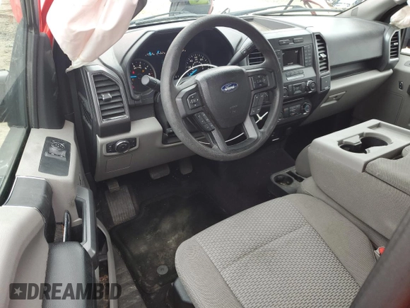 2017 Ford F-150 XL with VIN 1FTMF1CF7HKC57341, listed as a Copart auction lot 53359195 with 64,580 mi miles and Salvage title. Bid and sale history available at DreamBid. Image 8.