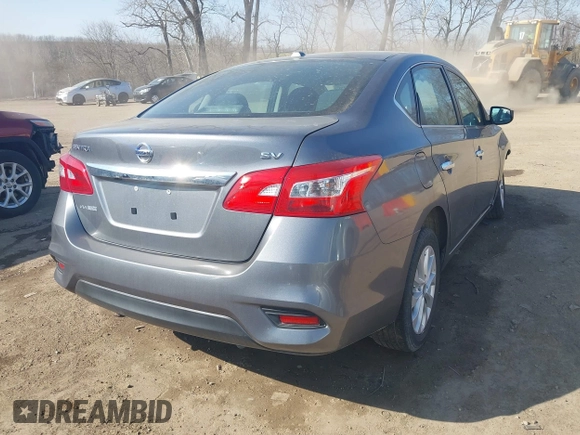2019 Nissan Sentra SV with VIN 3N1AB7AP4KY433755, listed as a IAAI auction lot 41785490 with 81,756 mi miles and . Bid and sale history available at DreamBid. Image 4.